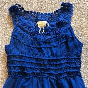 Royal blue dress